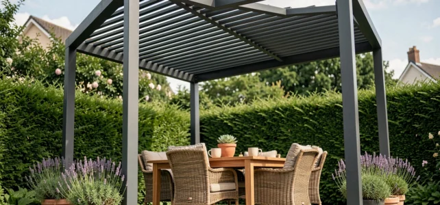 Sublimez votre jardin avec une pergola aluminium 4×3 élégante et résistante