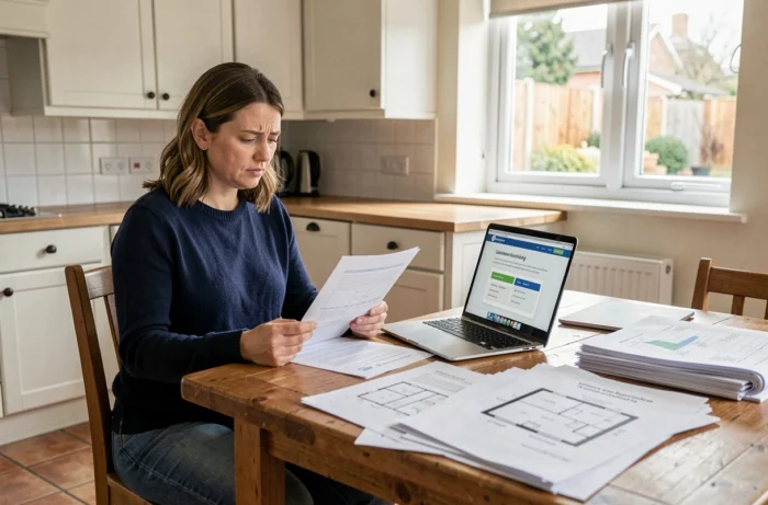 Propriétaire étudiant les aides financières et subventions pour la rénovation énergétique de son logement